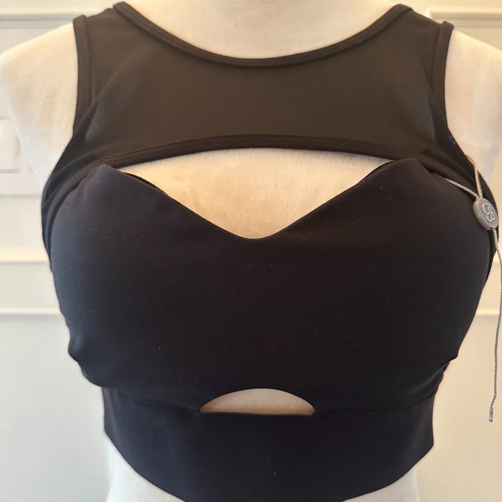 Bombshell Sportswear - Volume Sports Bra - NWT - Black - Size L